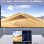 Kabelloses HDMI-Sender- und Empfänger-Set, HDMI-Wireless-Extender-Adapter, 1080P 60fps Video-Audio-Projektion für PC, Laptop, Kamera auf HDTV/Projektor – Bild 9