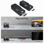 HDMI Extender 165 Fuß Audio Video 1080P über Cat5 Cat6 Ethernet-Kabel übertragen verlustfreies Signal HDMI-Fernverlängerungsadapter – Bild 8