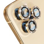 NORTHJO Kameraobjektiv, gehärtetes Glas, Metall-Strass-Ringfolie, For iPhone 14 Pro / 14 Pro Max – Bild 3