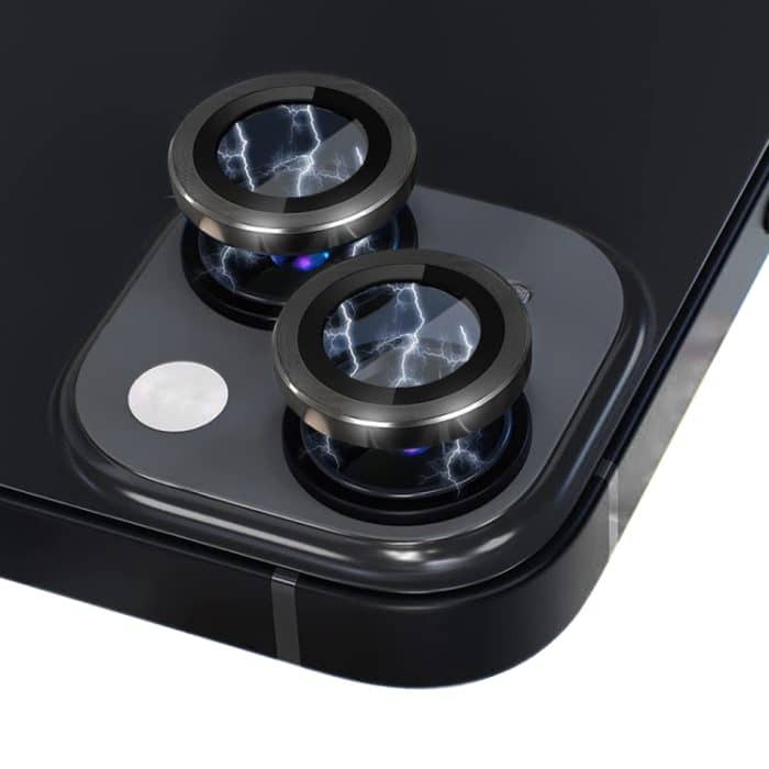 NORTHJO Kameraobjektiv aus gehärtetem Glas, CD-Vein-Metallringfolie, For iPhone 13 / 13 mini – Bild 3