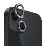 NORTHJO Kameraobjektiv, gehärtetes Glas, Metall-Strass-Ringfolie, For iPhone 13 / 13 Mini