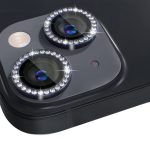 NORTHJO Kameraobjektiv, gehärtetes Glas, Metall-Strass-Ringfolie, For iPhone 13 / 13 Mini – Bild 2