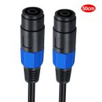 JUNSUNMAY Speakon-Buchse auf Speakon-Buchse Audio-Lautsprecher-Adapterkabel, Länge: 50 cm