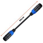JUNSUNMAY Speakon-Buchse auf Speakon-Buchse Audio-Lautsprecher-Adapterkabel, Länge: 50 cm – Bild 2