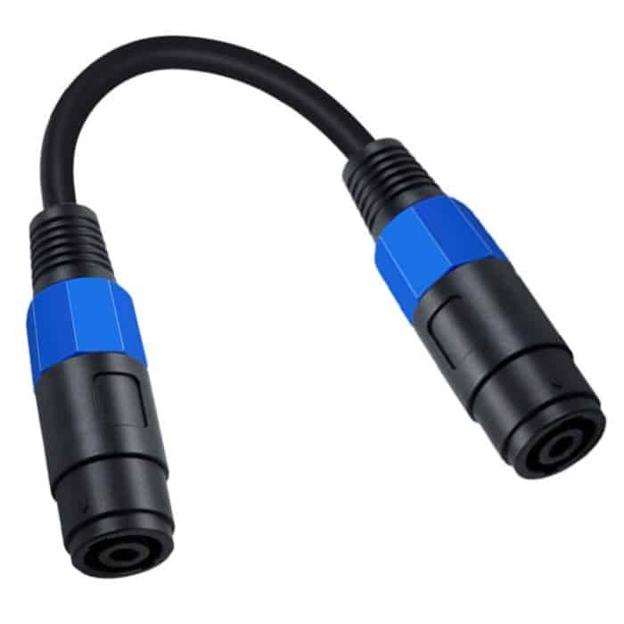 JUNSUNMAY Speakon-Buchse auf Speakon-Buchse Audio-Lautsprecher-Adapterkabel, Länge: 50 cm – Bild 6