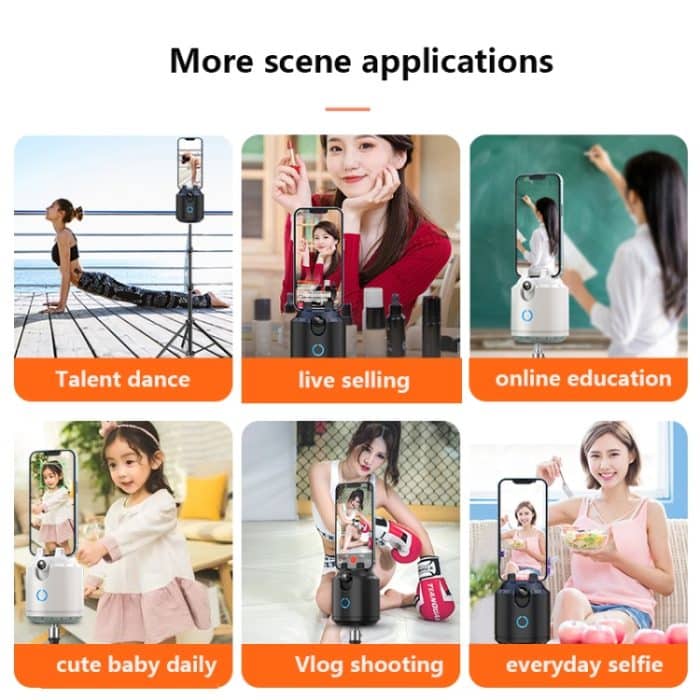 YUNTENG T7 360-Grad-Drehung Desktop Smart PTZ unterstützt automatische Verfolgung – Bild 7