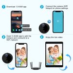 R10 4K HD Nachtsicht Handy-Fernkamera WiFi Webcam Heimnetzwerk-Monitorkamera, R10 (Black), R10 (White) – Bild 6