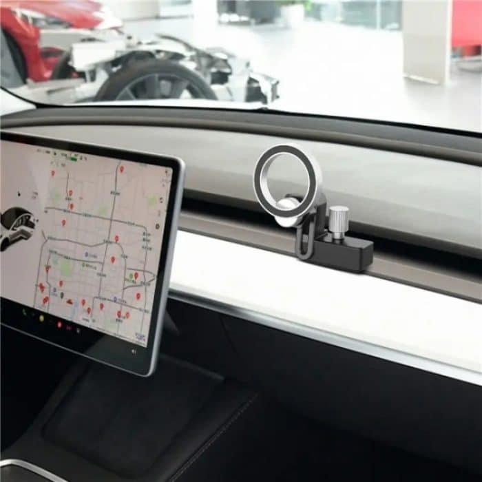 CZ-156 Für Tesla Telefonhalter Anti-Rutsch-stoßfeste Telefonhalterung Magnetische Autohalterung – Bild 6