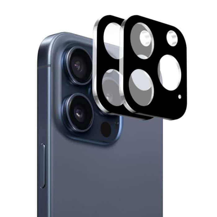 2 Stück ENKAY Hat-Prince 9H Rückkameraobjektiv gehärtete Glasfolie, For iPhone 16 Pro / 16 Pro Max, For iPhone 16 / 16 Plus, For iPhone 15 Pro / 15 Pro Max, For iPhone 15 / 15 Plus – Bild 1