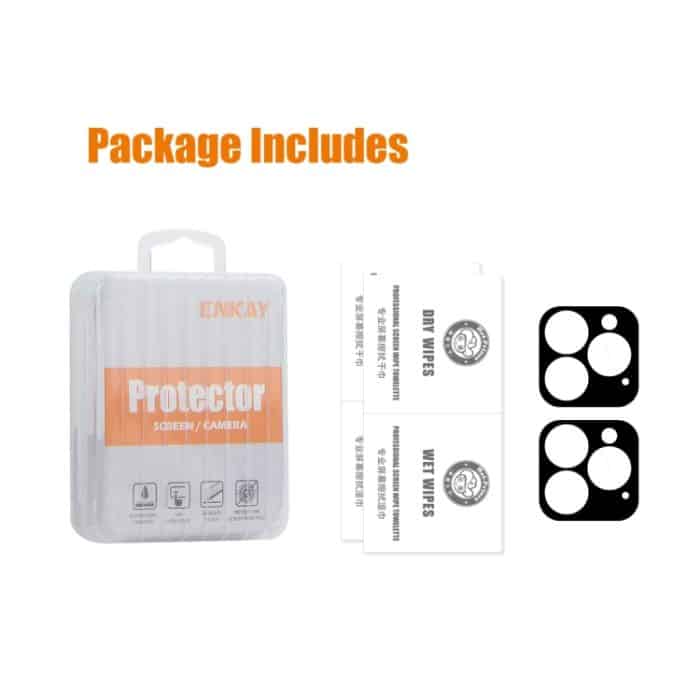 2 Stück ENKAY Hat-Prince 9H Rückkameraobjektiv gehärtete Glasfolie, For iPhone 16 Pro / 16 Pro Max, For iPhone 16 / 16 Plus, For iPhone 15 Pro / 15 Pro Max, For iPhone 15 / 15 Plus – Bild 6