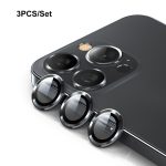 ENKAY 9H-Hinterglasfolie aus gehärtetem Glas aus Aluminiumlegierung, For iPhone 15 Pro / 15 Pro Max