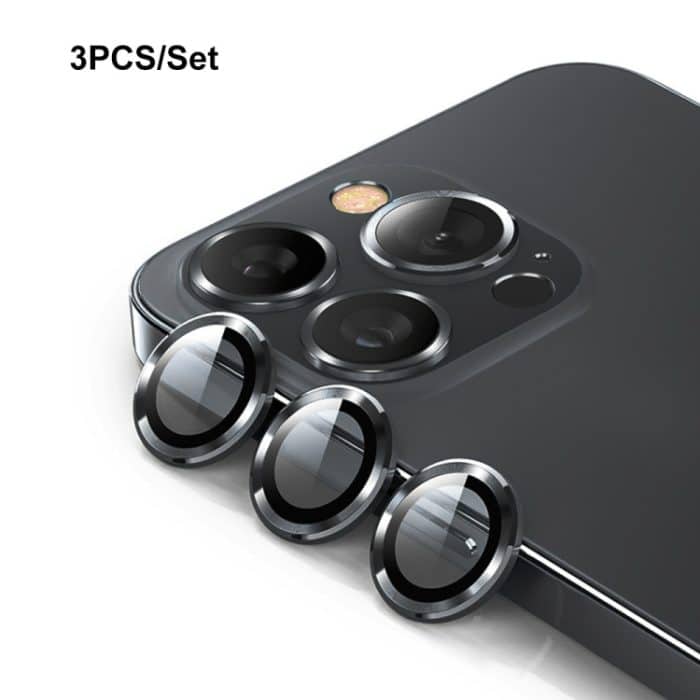 SYA002277201A.jpg ENKAY 9H-Hinterglasfolie aus gehärtetem Glas aus Aluminiumlegierung, For iPhone 15 Pro / 15 Pro Max – Bild 1