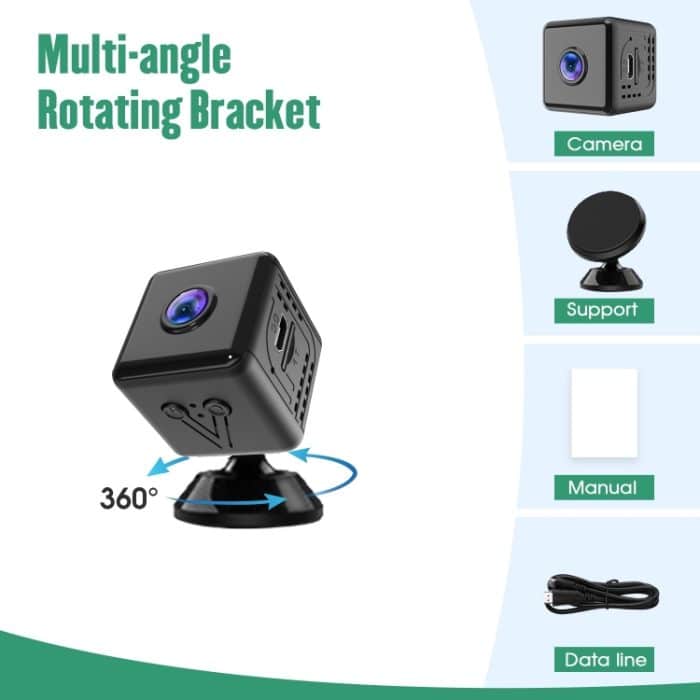 W10 Home Wireless IP-Kamera Mini-WLAN-Netzwerkkamera mit Nachtsicht – Bild 6