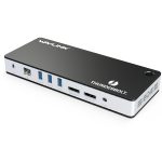 Wavlink UTD21H 60 W Host-Ladestation Thunderbolt 3 Dockingstation 4K Dual Display 11 in 1 Anschlüsse, US Plug, EU Plug, UK Plug – Bild 2