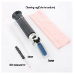 RZ116 Refraktometer Alkohol Tragbare Automatische digitale Refraktometer 0-80 Glykol Handheld ATC Brix Refraktometer Bierkiste – Bild 2