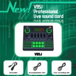 V9SJ Multifunktionaler externer Audiomixer mit Live-Soundkarte – Bild 5