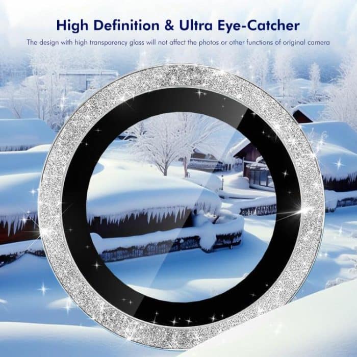 ENKAY Hat-Prince Glitzer-Hinterglasfolie aus gehärtetem Glas aus Aluminiumlegierung, For iPhone 17 Air – Bild 5