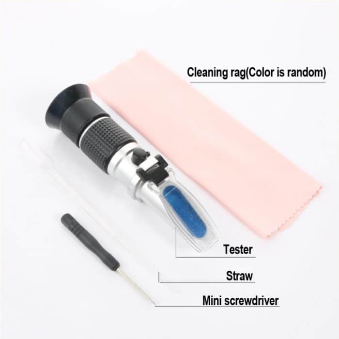 Brix mit hoher Konzentration Wasser 3 in 1 58% ~ 92% Honig-Refraktometer Bienen Zuckerfutter ATC RZ127 – Bild 4