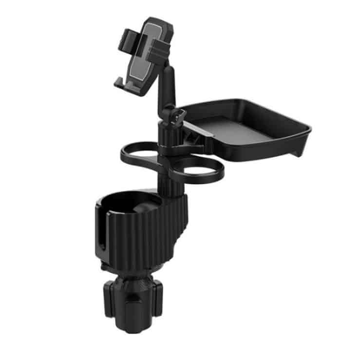 A06 Multifunktionale Auto Tasse Becher Flaschenhalter Handy Halterung Ständer Lebensmittel Snack Tablett Tisch, A06 (Grey), A06 (Green) – Bild 1