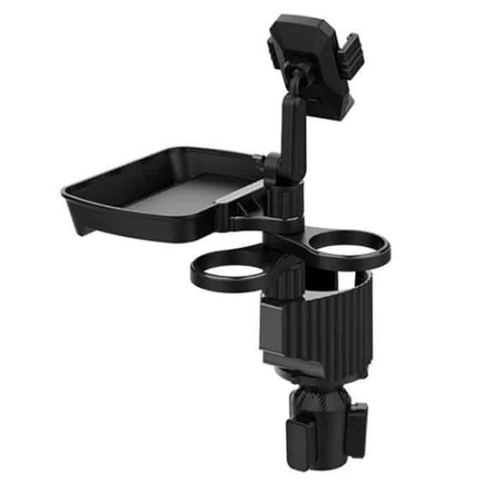 A06 Multifunktionale Auto Tasse Becher Flaschenhalter Handy Halterung Ständer Lebensmittel Snack Tablett Tisch, A06 (Grey), A06 (Green) – Bild 7