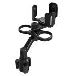 D03 Für Getränkeflaschen, Snacks, Auto-Getränkehalter, Expander, verstellbar, doppelter runder Auto-Getränkehalter