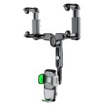 R009 Universeller, einziehbarer Handy-Clip-Halter für Fahrzeuge, Auto-Rückspiegel, Handy-Halterung, R009 (Green), R009 (Black)