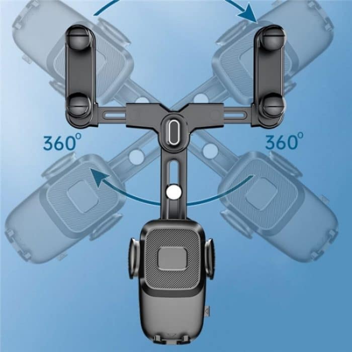 R009 Universeller, einziehbarer Handy-Clip-Halter für Fahrzeuge, Auto-Rückspiegel, Handy-Halterung, R009 (Green), R009 (Black) – Bild 8