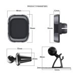 C18 mit Lüftungsschlitz-Clip, Auto-Klebe-Armaturenbrett-Halterung, magnetische Handy-Halterung – Bild 2