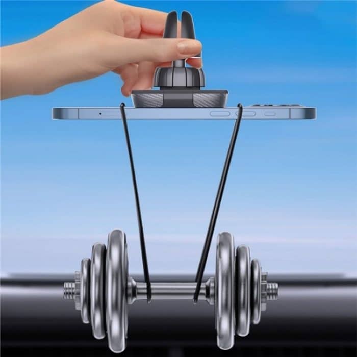 C18 mit Lüftungsschlitz-Clip, Auto-Klebe-Armaturenbrett-Halterung, magnetische Handy-Halterung – Bild 5