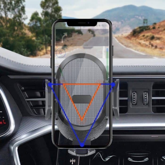 D33 Mit Air Vent Clip Saugnapf Basis Schwerkraft Sensing Auto Telefon Halter Halterung – Bild 5