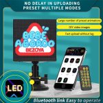 P64L Auto Heckscheibe Scrollen Nachricht LED Matrix Panel DIY Text Muster Ausdruck Bildschirm – Bild 6