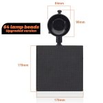 P64L Auto Heckscheibe Scrollen Nachricht LED Matrix Panel DIY Text Muster Ausdruck Bildschirm – Bild 7