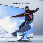 JUNSUNMAY 4K 60Hz Mini HDMI Stecker auf HDMI 2,0V Stecker Federkabel, 1.2m, 1.8m, 2.5m – Bild 8