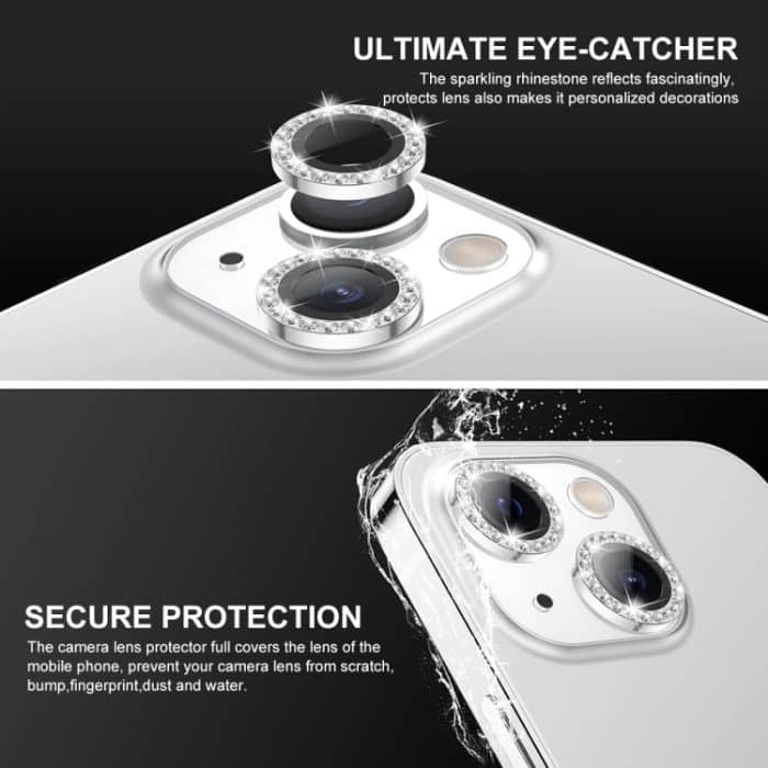ENKAY AR Antireflexions-Individueller Diamantring-Kameraobjektivglas-Vollfilm, For iPhone 14 Pro / 14 Pro Max – Bild 2