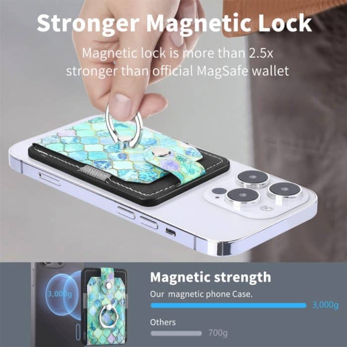 Magsafe Castillo Handykartenetui mit bemaltem Ring – Bild 5
