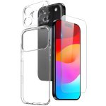 NORTHJO 3-in-1-TPU-Telefonhülle mit Bildschirmfolie und Linsenfolie, For iPhone 17 Pro Max, For iPhone 17 Pro, For iPhone 17, For iPhone 17 Air, For iPhone 16e, For iPhone 16 Pro Max, For iPhone 16 Pro, For iPhone 16 Plus, For iPhone 16...