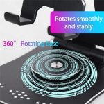 G61 Tragbarer, klappbarer, um 360 Grad drehbarer Desktop-Telefonhalter – Bild 3