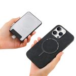 Retro teilbare magnetische Kartentasche aus Leder, For iPhone 16 Pro Max, For iPhone 16 Pro, For iPhone 16 Plus, For  iPhone 16 – Bild 5