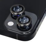 NORTHJO Kameraobjektivschutz aus gehärtetem Glas, CD-Vein-Metallringfolie, For iPhone 15 / 15 Plus – Bild 4