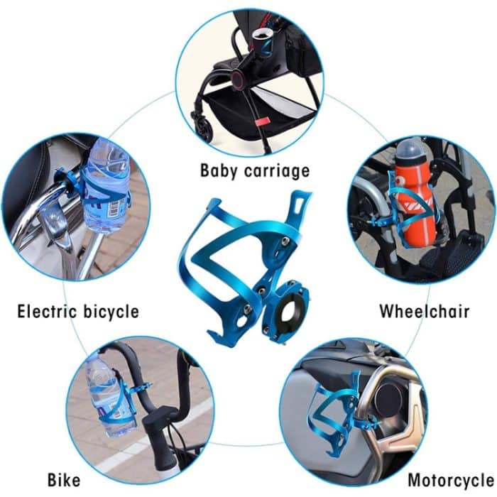JUNSUNMAY Fahrrad-Getränkehalter, Käfige, Fahrrad-Wasserflasche, Halterung aus Aluminiumlegierung, With Rotation Base, Without Rotation Base – Bild 5