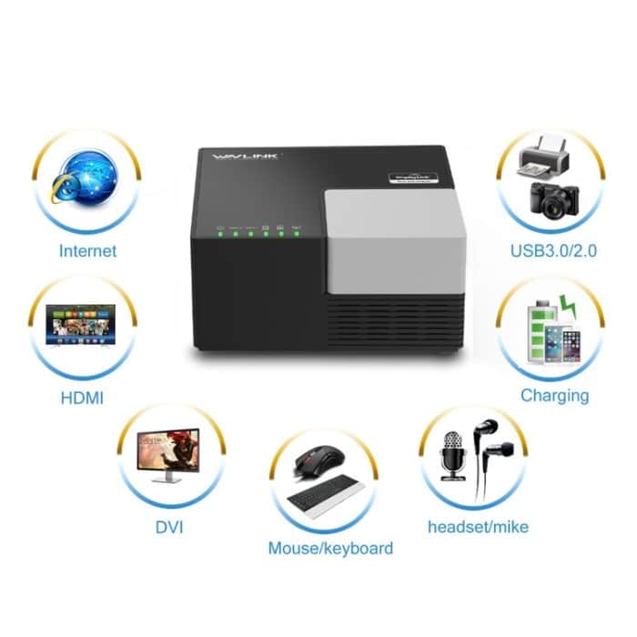 WAVLINK WL-UG39DK3 Schnelllade-Gigabit-Ethernet-Dual-Display-Video-Dock USB 3.0-Hub, US Plug, UK Plug, EU Plug, AU Plug – Bild 5