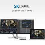 WAVLINK WL-UTA01D Typ-C Thunderbolt 3 zu Dual DisplayPort Adapter Splitter Konverter – Bild 2