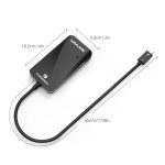 WAVLINK WL-UTA01H Typ-C Thunderbolt 3 auf Dual-HDMI-Multi-Screen-Extender-Splitter-Adapter – Bild 3