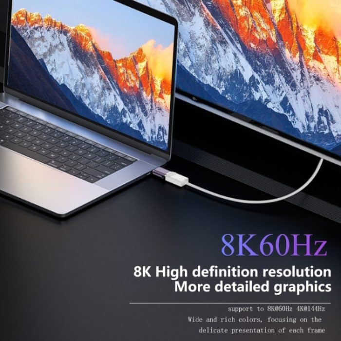 DP 1.4 auf Mini DP Adapter 8K 60Hz HD Videoübertragung erweitert, DP1.4 male to mini DP female, DP1.4 male to DP 1.4 female, mini DP male to mini DP female, mini DP male to DP 1.4 female – Bild 6