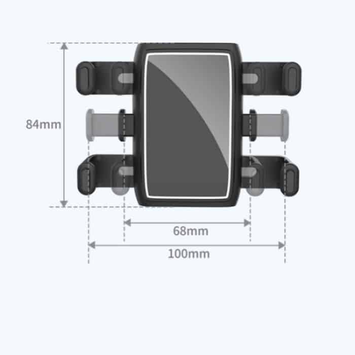 H23-8 Neuer Multifunktions-Rückspiegel-Telefonhalter, drehbare, einziehbare Telefonhalterung – Bild 5