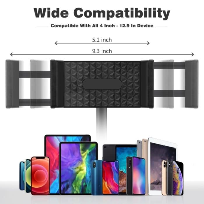 NS-06A 360 Grad drehbarer, robuster, verstellbarer Desktop-Tablet-Halter – Bild 2