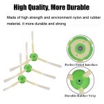 JUNSUNMAY 9 Stück für iRobot E5 / E6 Ersatz-Rollenbürsten, Seitenbürsten, saubere Filter, Staubsaugerbeutel – Bild 5