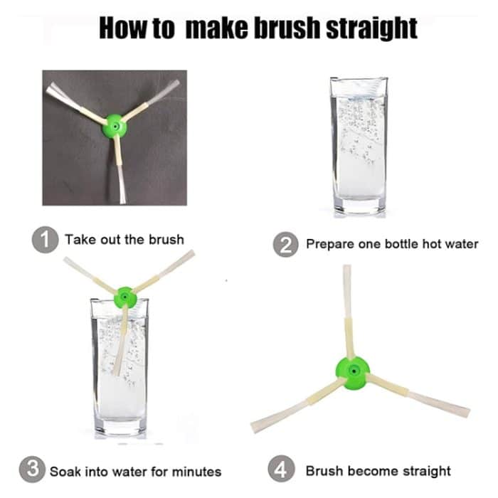 JUNSUNMAY 9 Stück für iRobot E5 / E6 Ersatz-Rollenbürsten, Seitenbürsten, saubere Filter, Staubsaugerbeutel – Bild 6