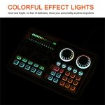 SK600 Multifunktionale Live-Soundkarte, professioneller Audio-Mixer – Bild 5