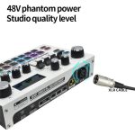 X7 48V Live Broadcast Audio Mixer Professionelle Mikrofon Live Soundkarte – Bild 3